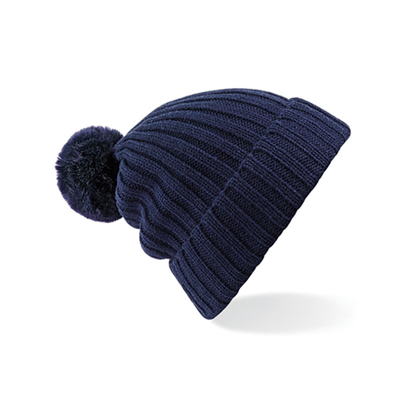 Arosa Fur Pom Pom Beanie