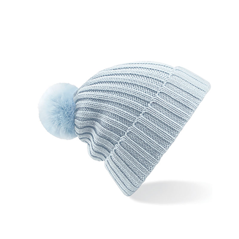 Arosa Fur Pom Pom Beanie