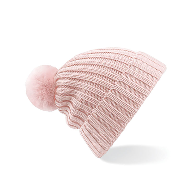 Arosa Fur Pom Pom Beanie