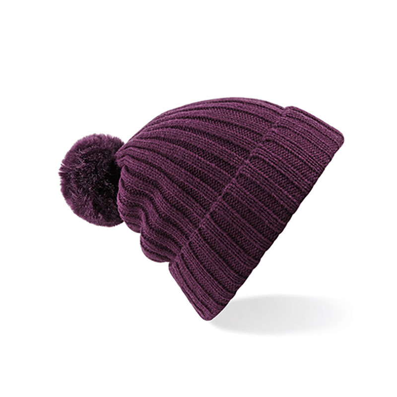Arosa Fur Pom Pom Beanie