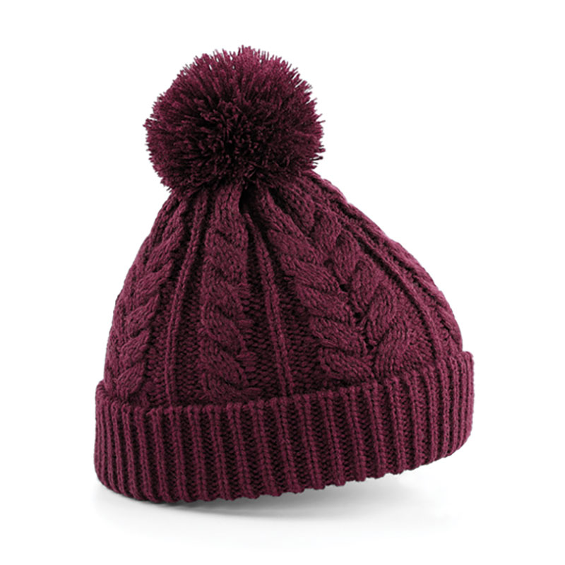 Cable Knit Snowstar Beanie