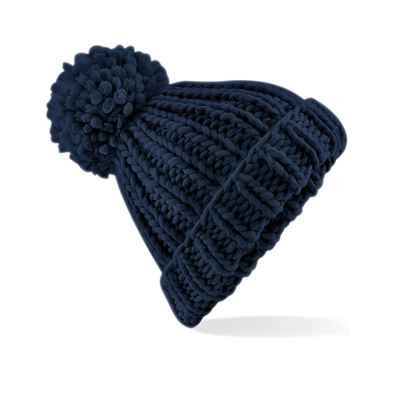 Oversized Hand-Knitted Beanie