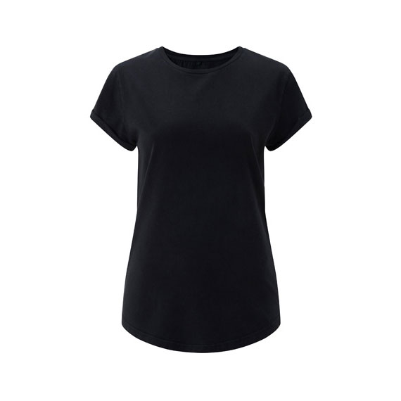 Rolled Sleeve T-shirt Women