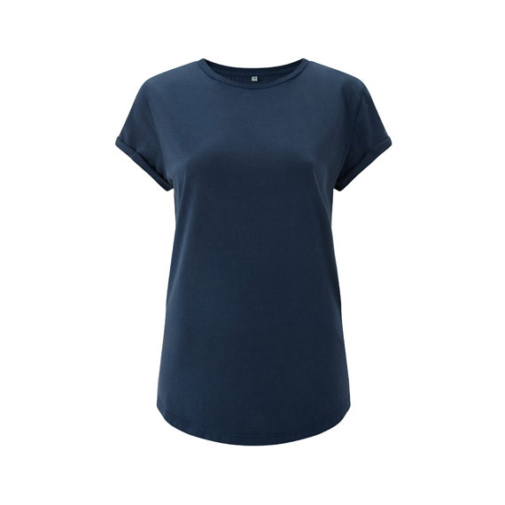 Rolled Sleeve T-shirt Women