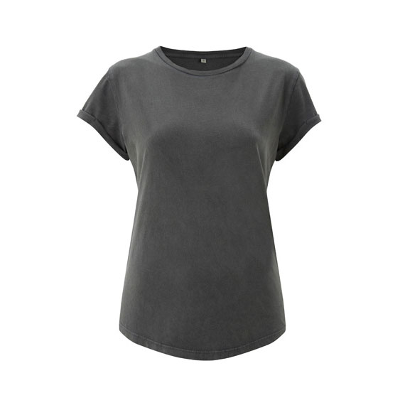 Rolled Sleeve T-shirt Women