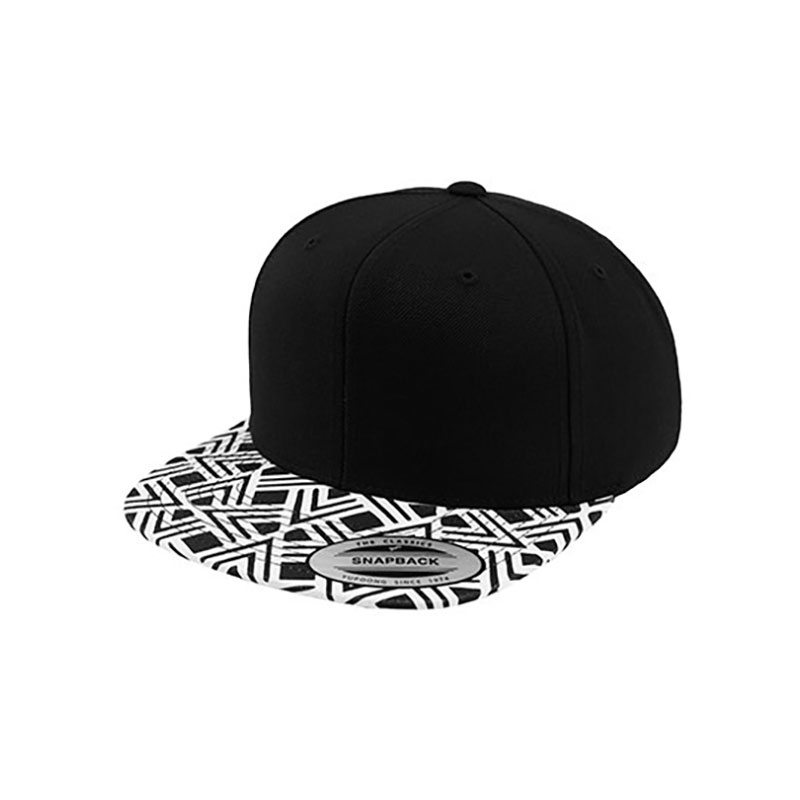 Geometric Visor Snapback