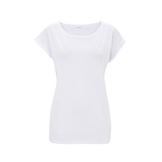 Rolled Sleeve Tunic T-shirt Women